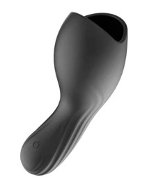 Masturbateur noir USB, 10 modes de vibration - MOC-020